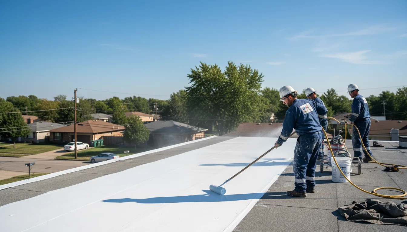 Commercial roof coating in Vermilion, IL near me